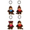 Classic Monchhichi Plush Mascot Series Sekiguchi 5.5-Inch Plush Key Chain