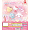 Sanrio Characters Fluffy Flocked Mascot Bandai 1.5-Inch Mini-Figure