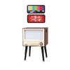 Retro Television TV Light-Up Mascot J Dream 2-Inch Miniature Doll Furniture