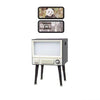 Retro Television TV Light-Up Mascot J Dream 2-Inch Miniature Doll Furniture