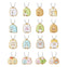 San-x Sumikko Gurashi Cookie Charmcot Bandai 1.5-Inch Key Chain