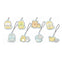 San-x Sumikko Gurashi Koinu to Inu Gokko Metal Charm Xebec 2-Inch Key Chain