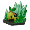 Pokemon Diorama Collect Grass And Fire Takara Tomy 3-Inch Collectible Toy