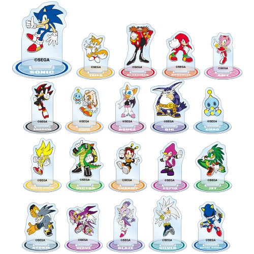 Sonic The Hedgehog Acrylic Stand Figure Armabianca 2-Inch Collectible Toy