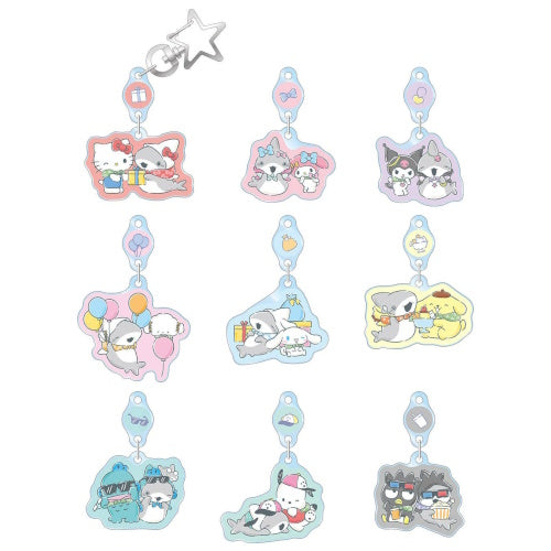 Odekake Kozame x Sanrio Characters Swaying Key Chain Series Armabianca 2-Inch Key Chain