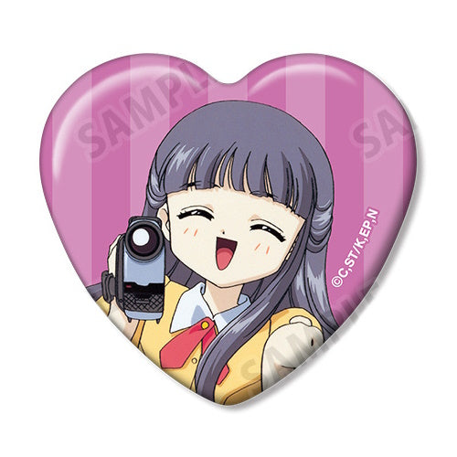 Card Captor Sakura Heart Shaped Can Badge Armabianca 2-Inch Collectible Pin