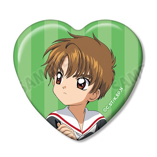 Card Captor Sakura Heart Shaped Can Badge Armabianca 2-Inch Collectible Pin
