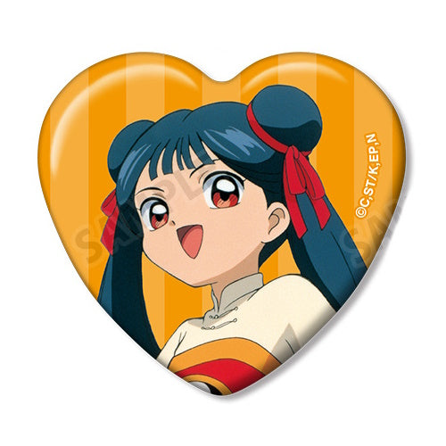 Card Captor Sakura Heart Shaped Can Badge Armabianca 2-Inch Collectible Pin