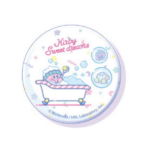 Kirby Of The Stars Sweet Dreams Can Badge Ensky 2-Inch Collectible Pin