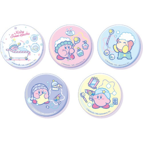 Kirby Of The Stars Sweet Dreams Can Badge Ensky 2-Inch Collectible Pin