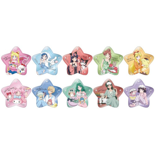 Sailor Moon x Sanrio Glitter Star Can Badge Enksy 2-Inch Pin