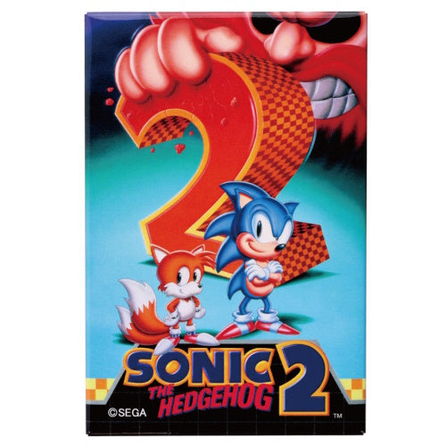 Sonic The Hedgehog Square Can Badge Collection Ensky 2.5-Inch Collectible Pin