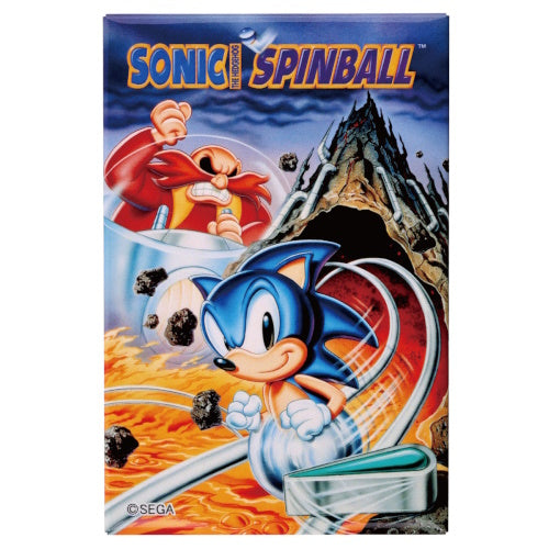 Sonic The Hedgehog Square Can Badge Collection Ensky 2.5-Inch Collectible Pin