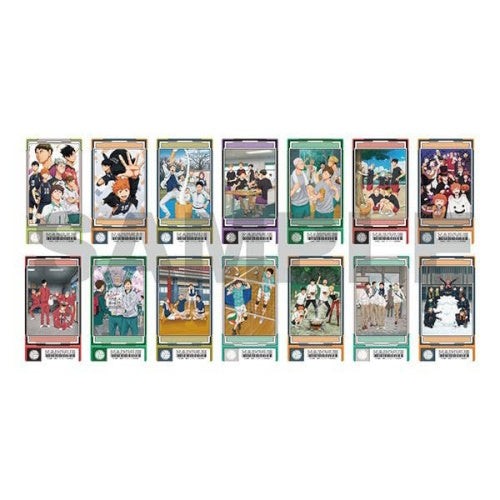 Haikyu Visual Clear Ticket Card Series Vol. 02 Ensky 2-Card Pack