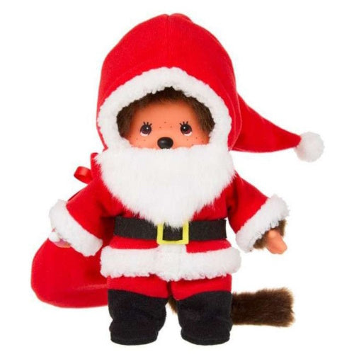 Monchhichi Santa Claus Boy Series Sekiguchi 8-Inch Plush Doll