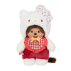 Sanrio Hello Kitty x Monchhichi Plush Series Sekiguchi Collectible Doll