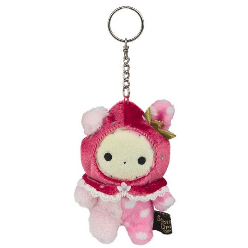 San-x Sentimental Circus Surprise Plush Strawberry Series AQI 2-Inch Key Chain