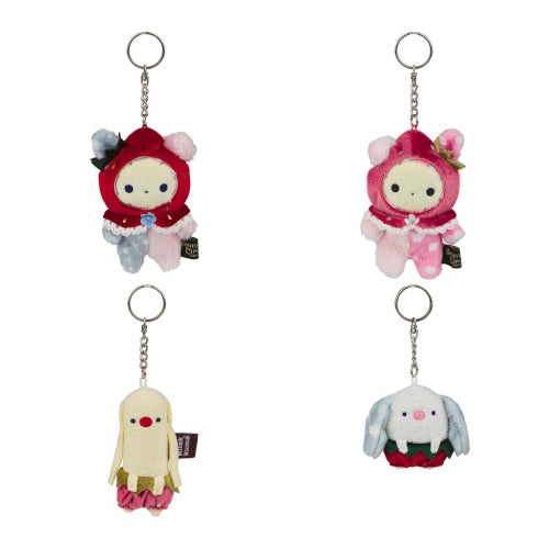 San-x Sentimental Circus Surprise Plush Strawberry Series AQI 2-Inch Key Chain