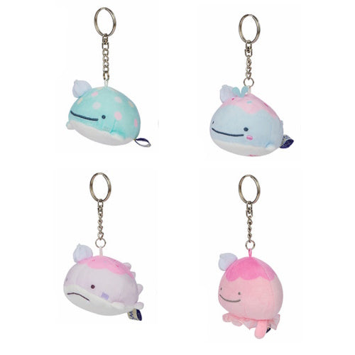 San-x Jinbesan Surprise Plush Ice Cream Series AQI 2-Inch Key Chain