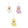Monchhichi Colors Plush Key Chain Series Sekiguchi 4-Inch Key Chain
