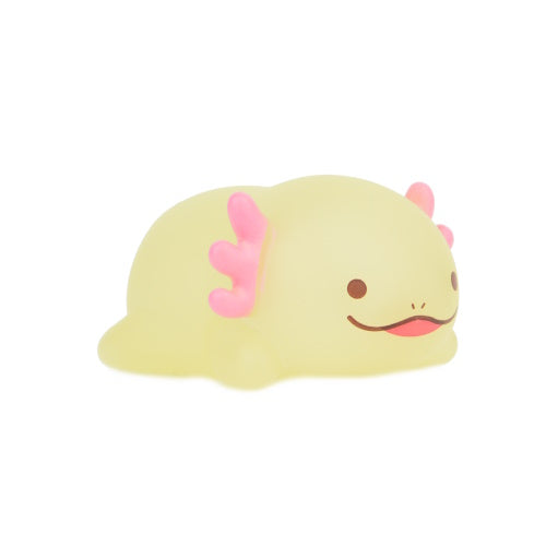 Axolotl Clear Soft Vinyl Glow In The Dark Amuse 2-Inch Mini-Figure