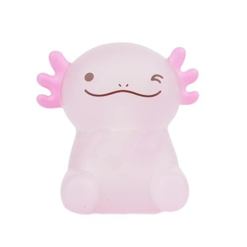 Axolotl Clear Soft Vinyl Glow In The Dark Amuse 2-Inch Mini-Figure