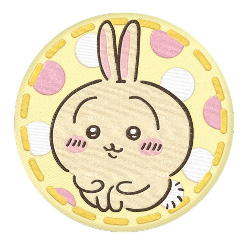 Chiikawa Embroidered Style Can Badge Bandai 1.5-Inch Pin