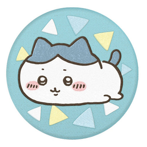 Chiikawa Embroidered Style Can Badge Bandai 1.5-Inch Pin
