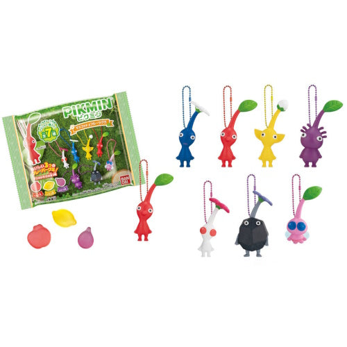 Nintendo Pikmin Fruit Gummy With Dangler Key Chain Bandai Collectible Toy