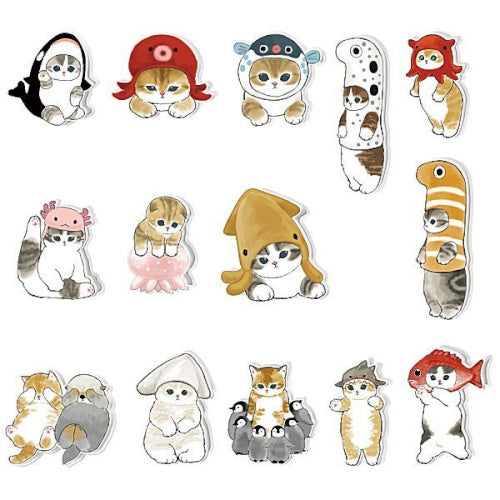 Mofusand Pitacot Sea Life Series Bandai 1.5-Inch Plastic Clip