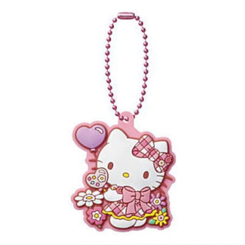 Sanrio Characters Pukkuri Rubber Mascot Key Chain Vol. 05 Bandai 2-Inch Collectible