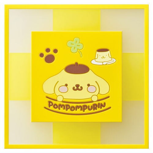 Sanrio Characters Clearsquare Coaster Bandai 3-Inch Collectible