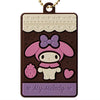 Sanrio Characters Charapaki Rubber Mascot Vol. 01 Bandai 2-Inch Key Chain