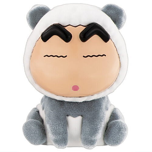 Crayon Shin Chan Kigurumi-zu Flocked Figure Bandai 2.5-Inch Mini-Figure