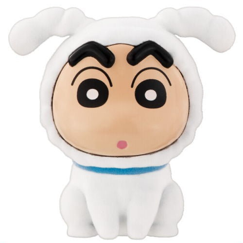 Crayon Shin Chan Kigurumi-zu Flocked Figure Bandai 2.5-Inch Mini-Figure