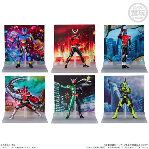 Kamen Rider Micro Statue Series Vol. 01 Bandai 3-Inch Diorama