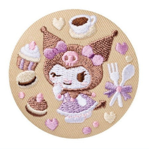 Sanrio Characters Embroidery Style Can Badge Vol. 03 Bandai 2-Inch Collectible Pin