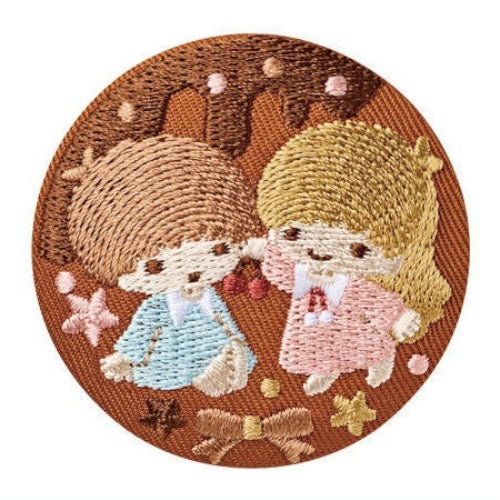 Sanrio Characters Embroidery Style Can Badge Vol. 03 Bandai 2-Inch Collectible Pin