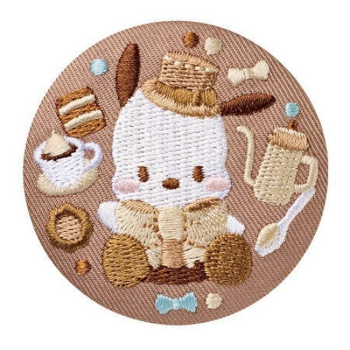 Sanrio Characters Embroidery Style Can Badge Vol. 03 Bandai 2-Inch Collectible Pin