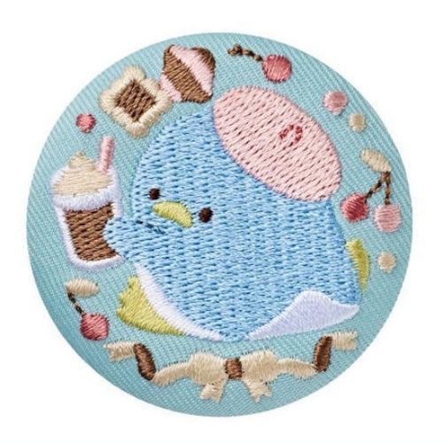 Sanrio Characters Embroidery Style Can Badge Vol. 03 Bandai 2-Inch Collectible Pin