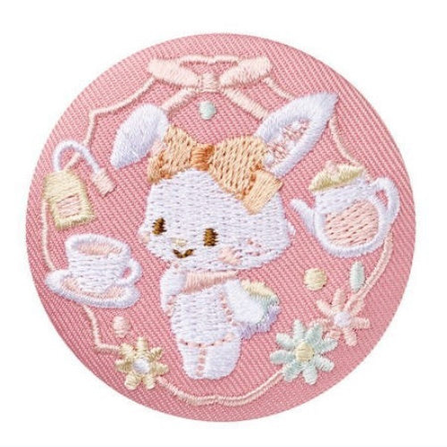 Sanrio Characters Embroidery Style Can Badge Vol. 03 Bandai 2-Inch Collectible Pin