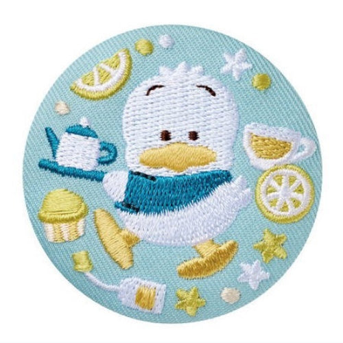 Sanrio Characters Embroidery Style Can Badge Vol. 03 Bandai 2-Inch Collectible Pin