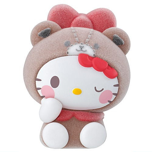 Sanrio Characters Kigurumi-zu Flocked Figure Series Bandai 2-Inch Mini-Figure