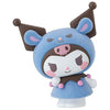 Sanrio Characters Kigurumi-zu Flocked Figure Series Bandai 2-Inch Mini-Figure