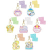 Chiikawa Pachi Pachi Deco Name Key Chain Series Bandai 2-Inch Collectible