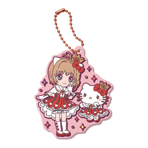 Card Captor Sakura x Sanrio Characters Rubber Mascot Vol. 02 Bandai 2-Inch Key Chain
