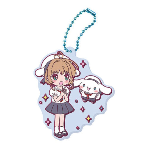 Card Captor Sakura x Sanrio Characters Rubber Mascot Vol. 02 Bandai 2-Inch Key Chain