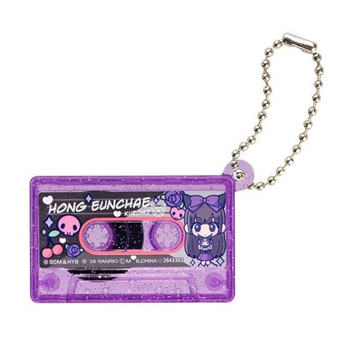 LE SSERAFIM x Sanrio Characters Cassette Tape Mascot Bandai 2-Inch Key Chain