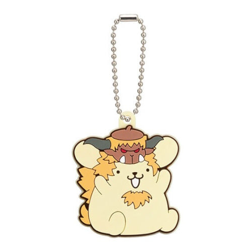 Monster Hunter x Sanrio Rubber Mascot Series Bandai 2-Inch Key Chain