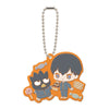 Haikyu!! x Sanrio Rubber Mascot Bandai 2-Inch Key Chain